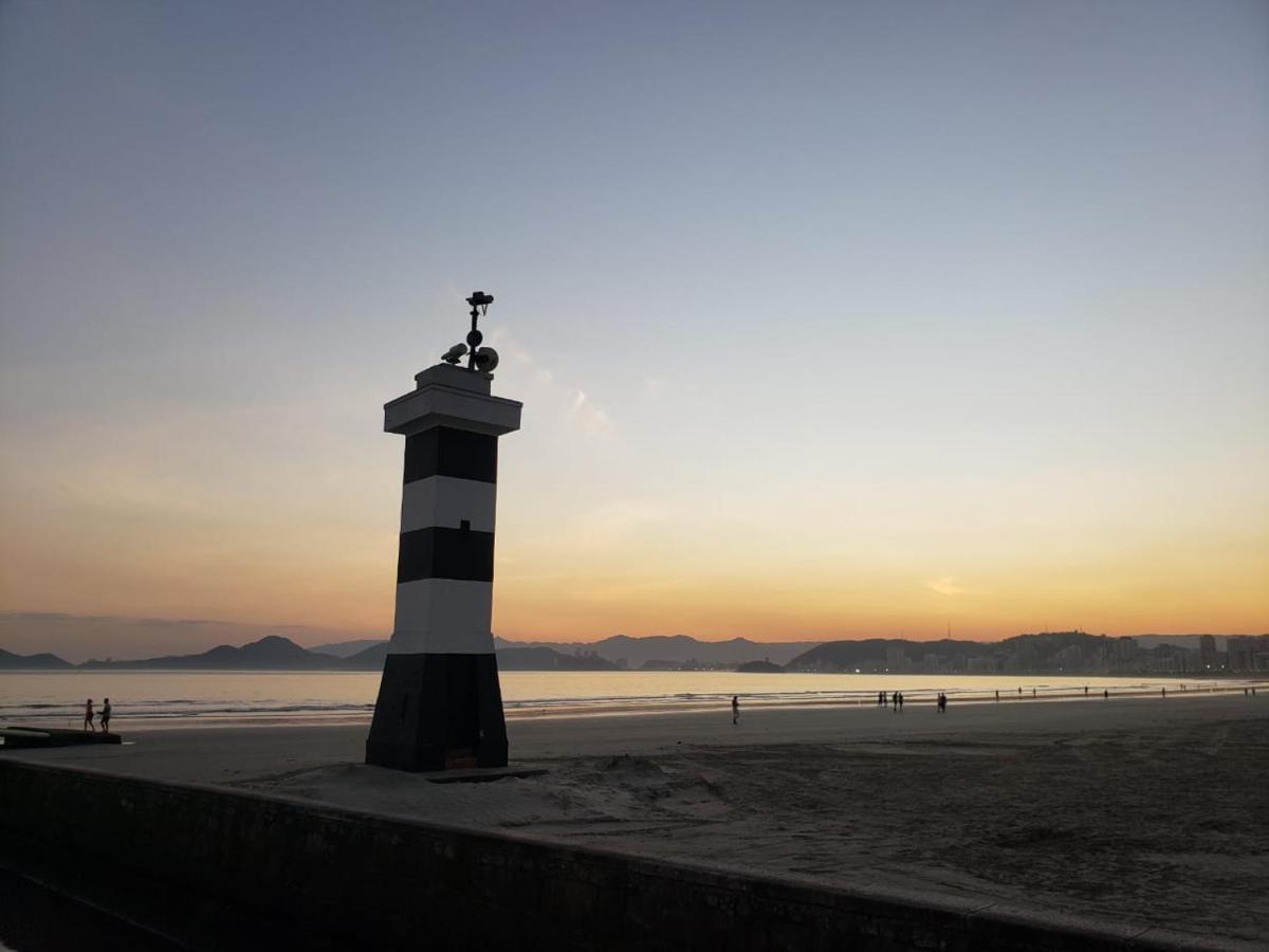 Apartamento Pes Na Areia ซันโตส ภายนอก รูปภาพ
