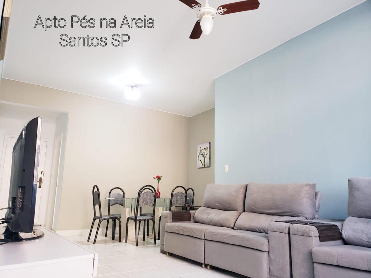Apartamento Pes Na Areia ซันโตส ภายนอก รูปภาพ