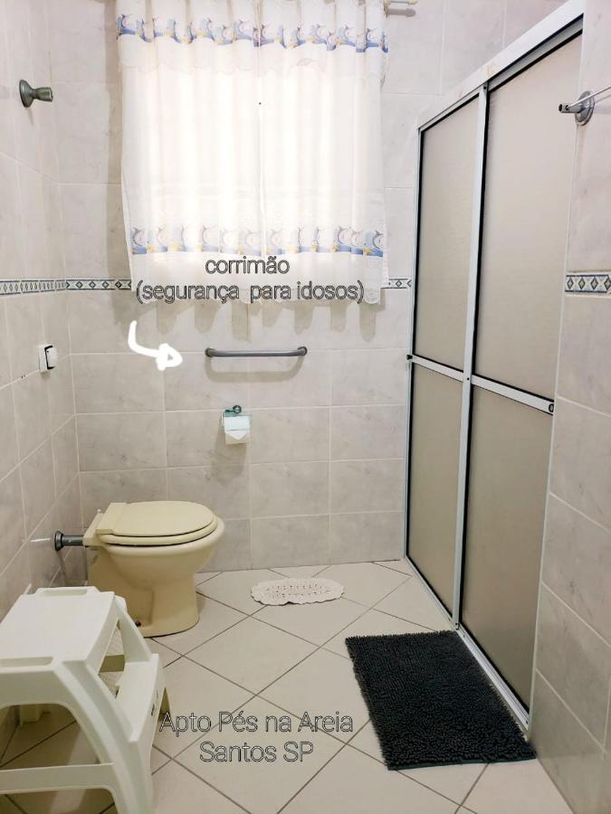 Apartamento Pes Na Areia ซันโตส ภายนอก รูปภาพ