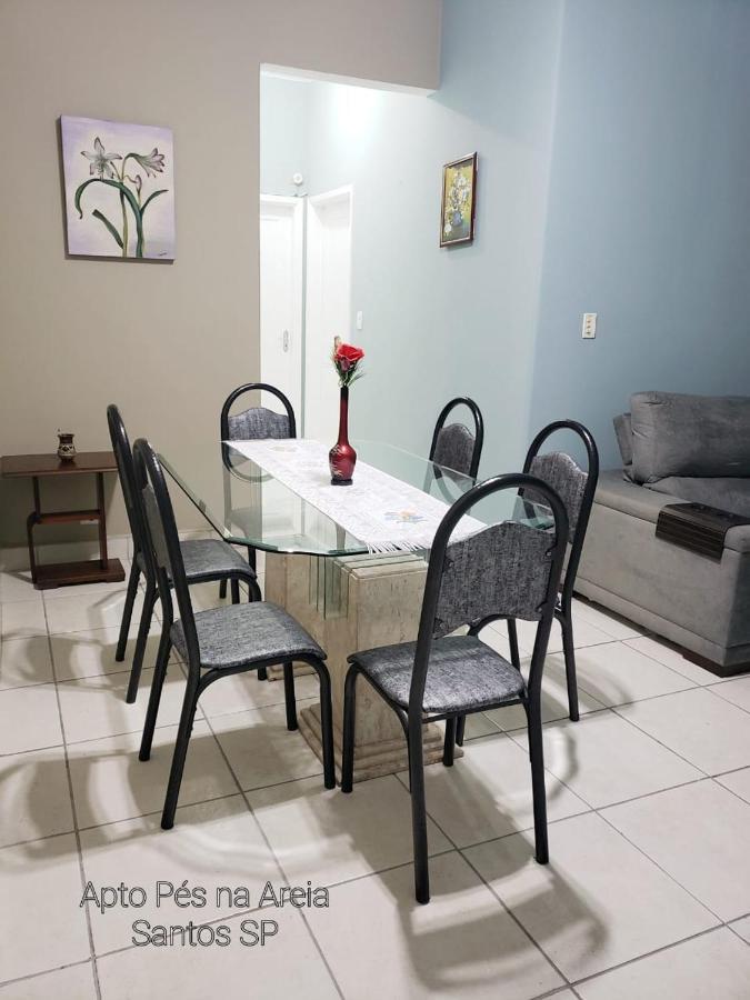 Apartamento Pes Na Areia ซันโตส ภายนอก รูปภาพ